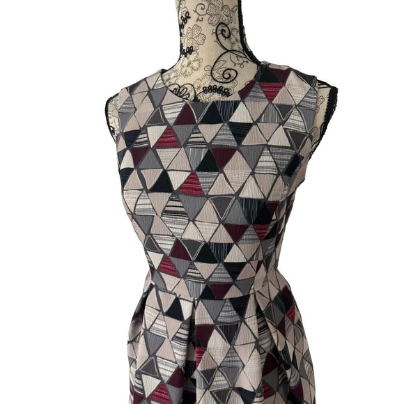 PINKYOTTO New York Patterned A Line Dress Sz S - Picture 2 of 7